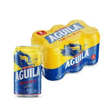 Cerveza Aguila 330ml X6