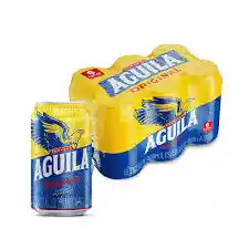 Cerveza Aguila 330ml X6