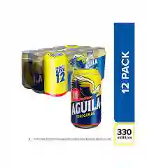 Cerveza Aguila 330ml X12