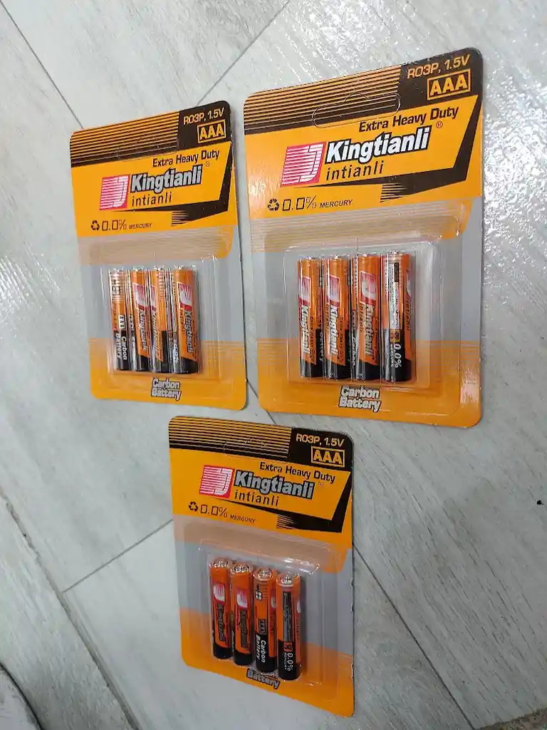 12 Pilas Aaa Baterias Triple A Kingtianli