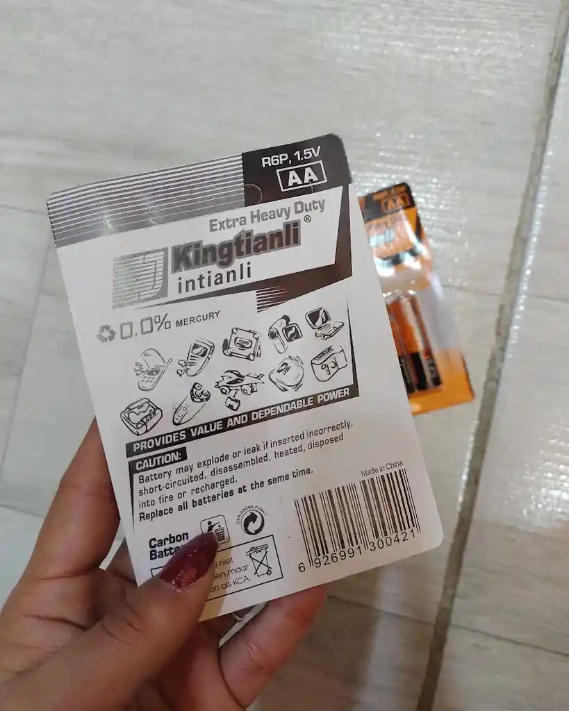12 Pilas Aa Baterias Doble A Kingtianli