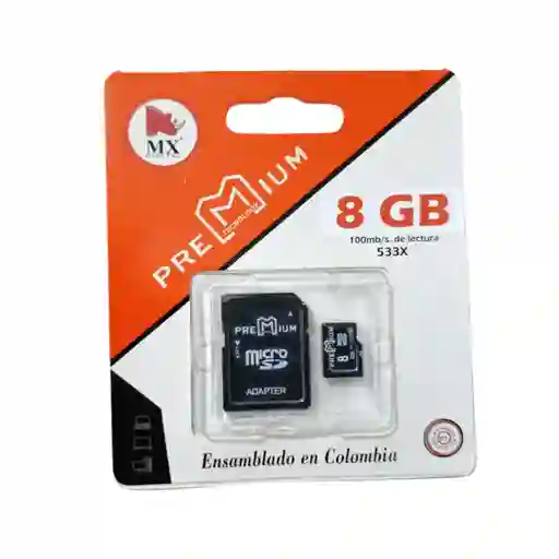 Memoria Micro Sd 8gb Premium