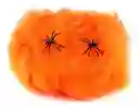 Telaraña Halloween + 1 Araña Blancas - Moradas - Verdes - Naranjas