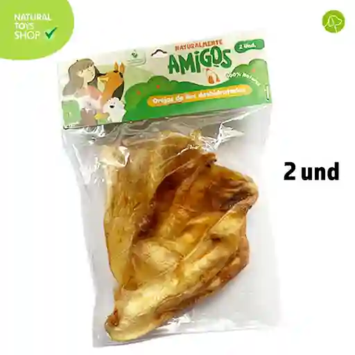 Oreja De Res Deshidratada (para Perros) X 2 Und