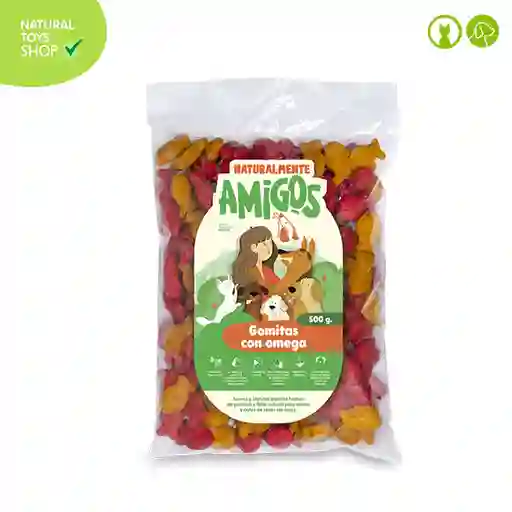 Gomitas Con Omega , Fibra Y Proteina Natural (para Gato Y Perro) 1 Lb (recarga)