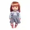 Muñeca Tierna Con Vestido Sonajero + Accesorios Juguete Niña