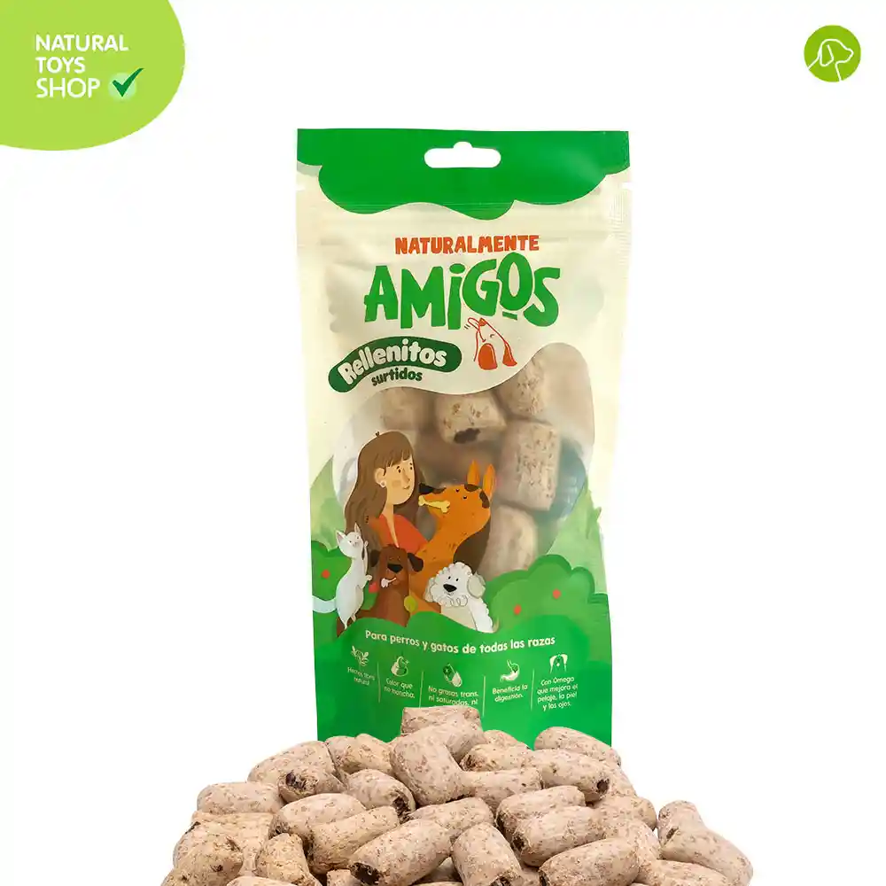 Rellenitos Surtidos Con Carnes Y De Fibra Natural 80 Gr