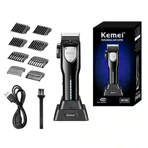 Maquina Cortadora De Cabello Profesional Kemei 5083 Original