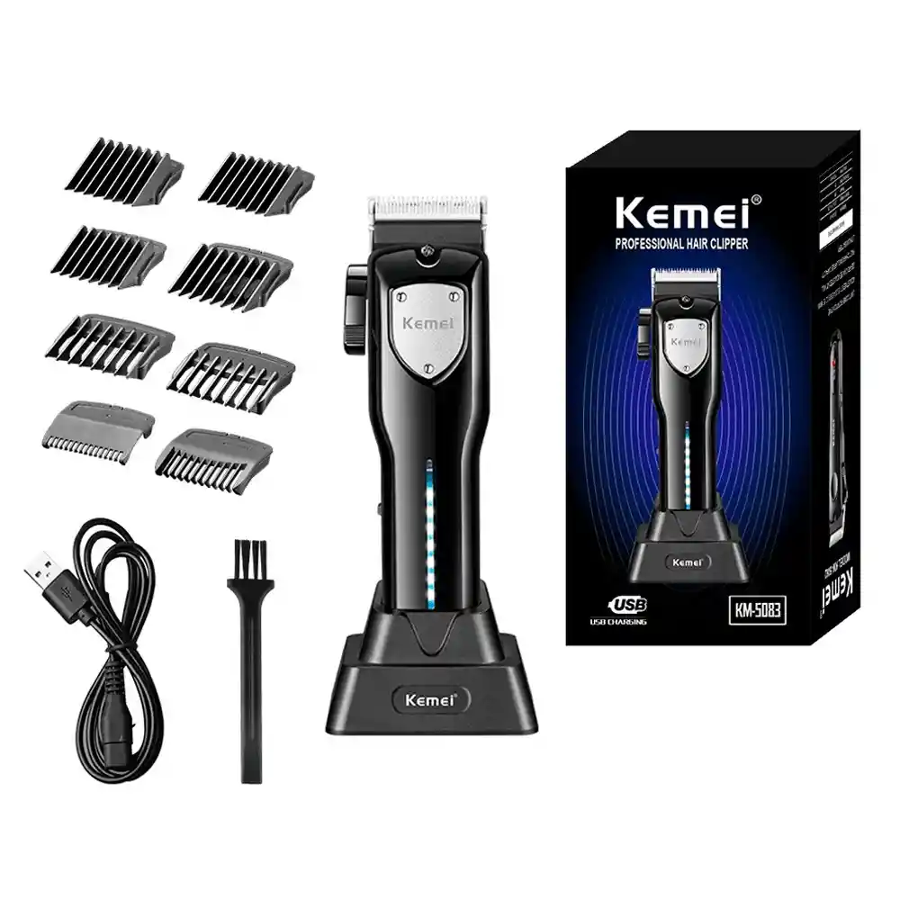 Maquina Cortadora De Cabello Profesional Kemei 5083 Original
