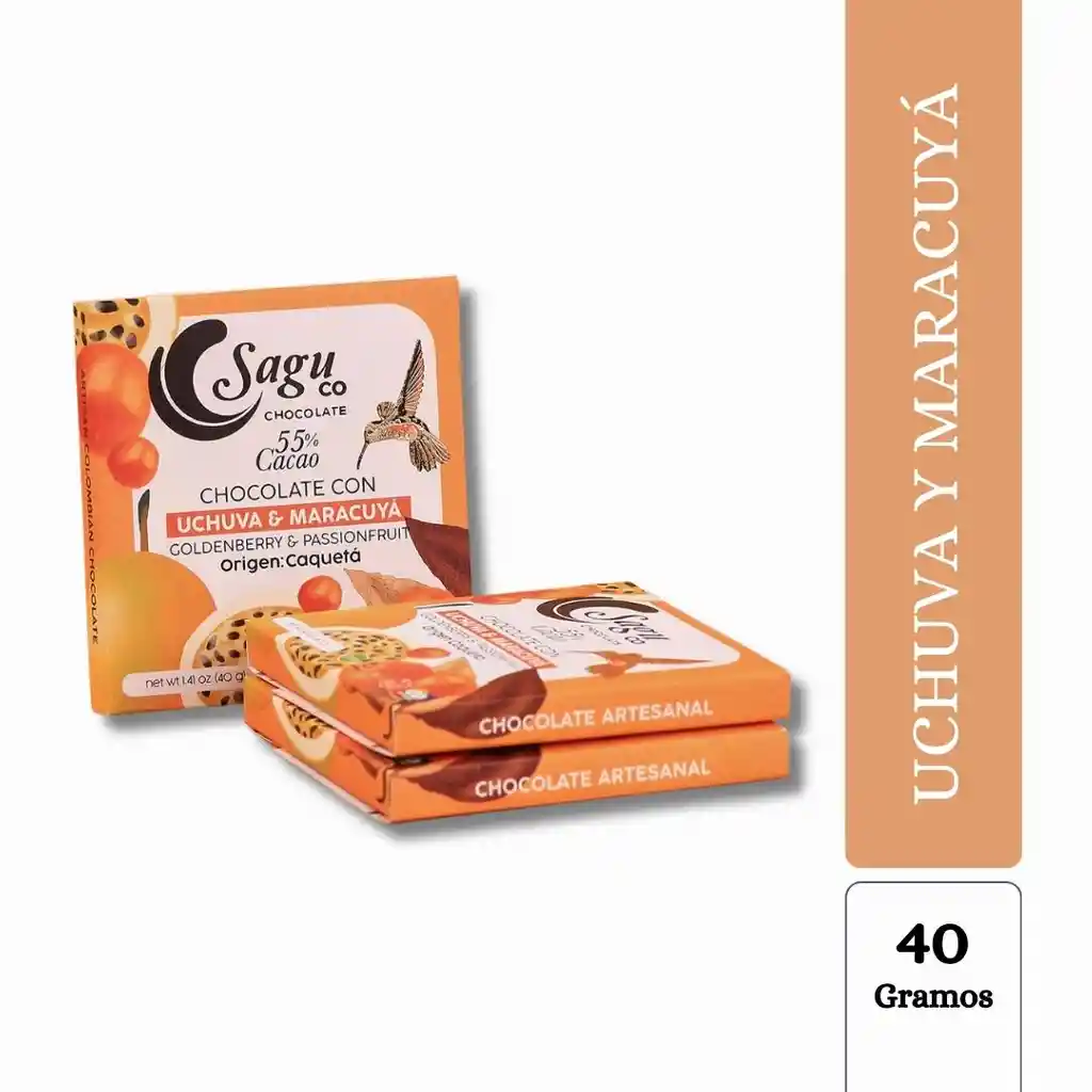 Sagu Chocolate Uchuva Y Maracuyá
