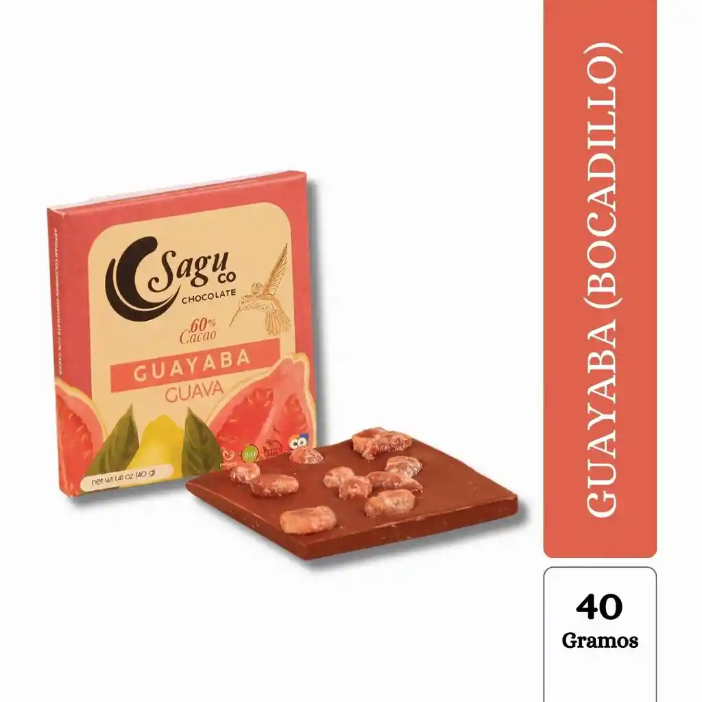 Sagu Chocolate Guayaba Bocadillo