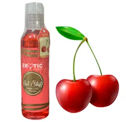 Aceite Sexual Caliente 30ml Lubricante Hot Sexo Vaginal Anal Oral Chicle Erotic Penetración Sabor Comestible Saborizado Cereza
