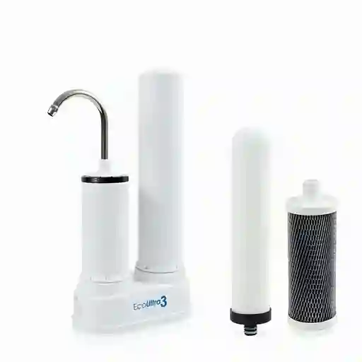 Filtro Purificador Ecotrade + 2 Repuestos Ecoultra3-ecoultra3k