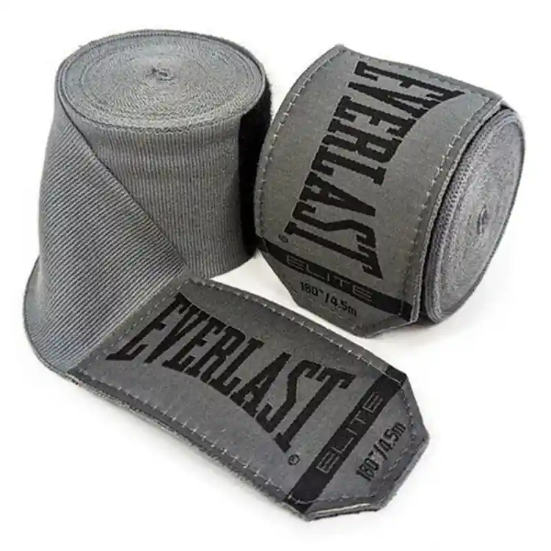 Vendas Everlast 180 Pulgadas 1 Par Boxeo Mma Muay Thai Kick - Gris