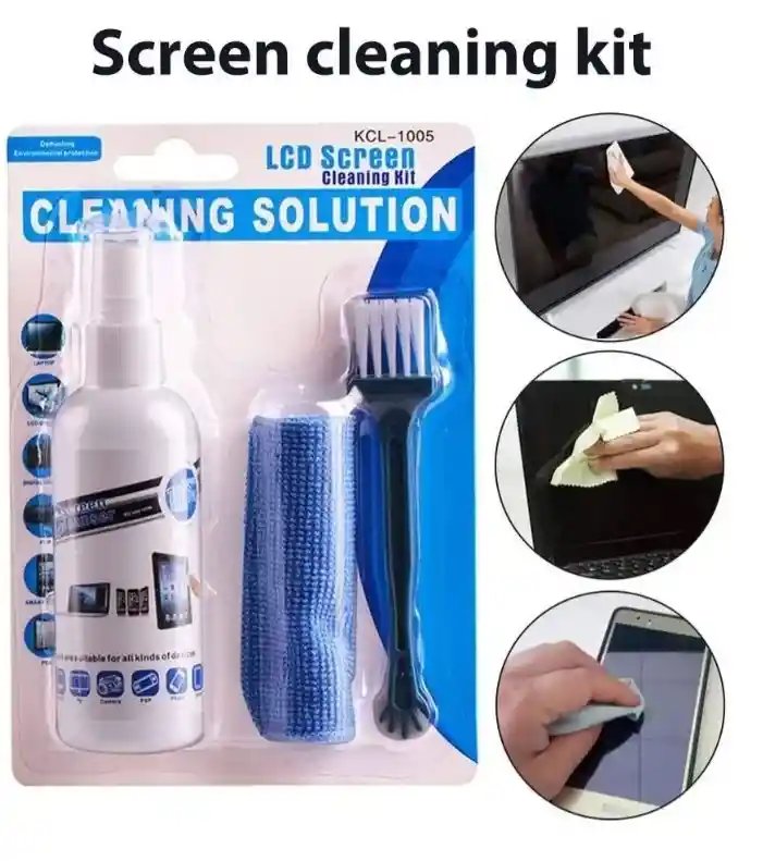 Limpiador De Pantalla Kit Limpieza Monitores Tv Pc Led Lcd