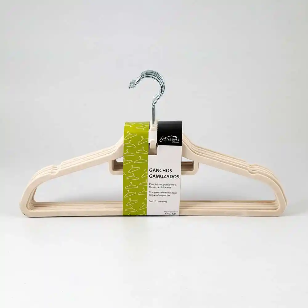 Gancho Expressions Gamuza 23x32cm Marfil 10 Ud