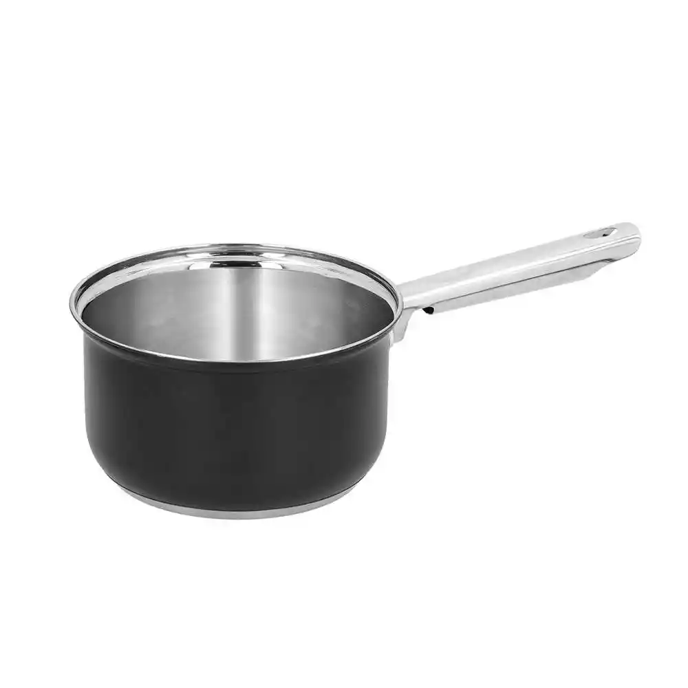 Bateria Alpina Negro 7 Unidades Acero Inoxidable