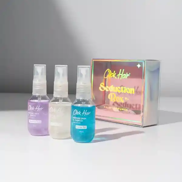 Kit Click Hair Mini Perfumes Dulces 3 Und