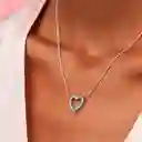 Collar De Cadena Pandora Corazon Brillante 590534cz Plata 925 Talla 45cm