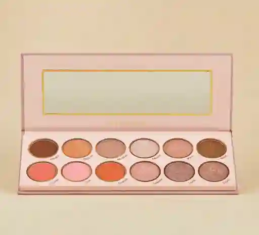 Paleta De Sombras Rose 12 Tonos Sublime