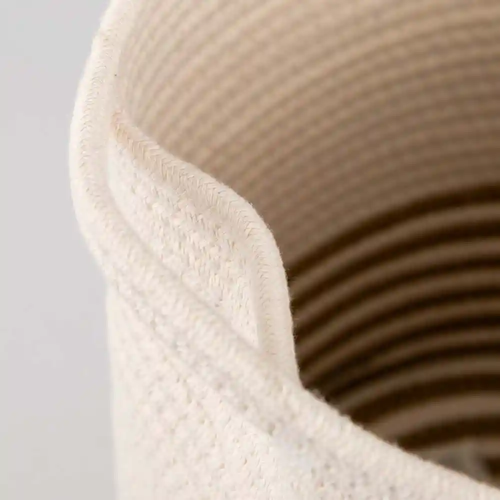 Cesta Decorativa Concepts Grande Monocromia 30x30x30cm Natural