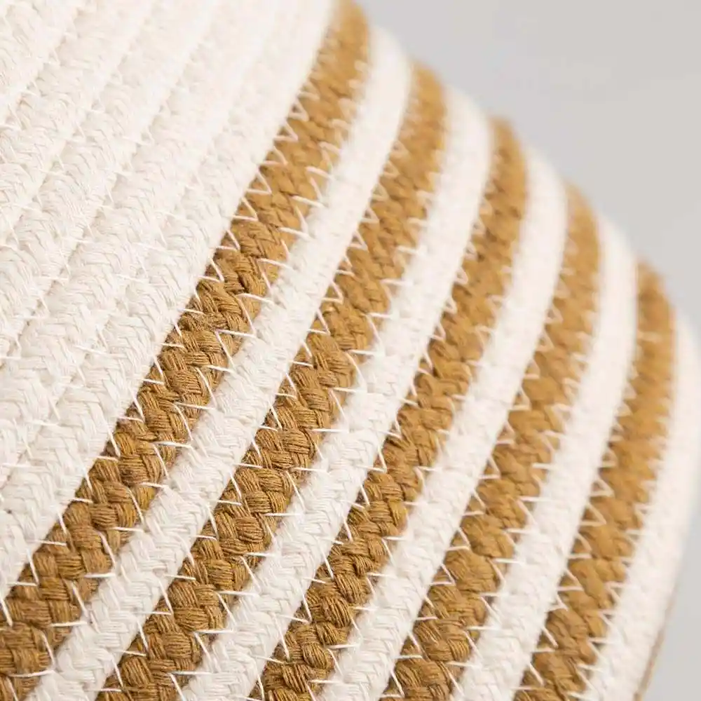 Cesta Decorativa Concepts Grande Monocromia 30x30x30cm Natural