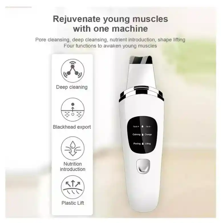 Peeling Scrubber Ultrasonido Skin Limpiador Facial