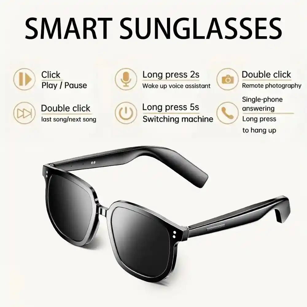 Gafas Sol Inteligentes Reproductor Música Bluetooth Llamadas - Gafas Sol