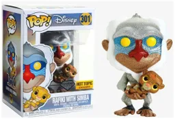 Funko Pop Rafiki With Simba Figura Coleccionable Disney 301