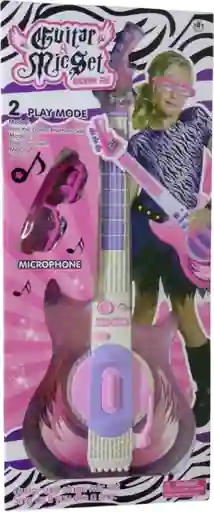 Guitarra Eléctrica Juguete Musical Niños Manos Libres