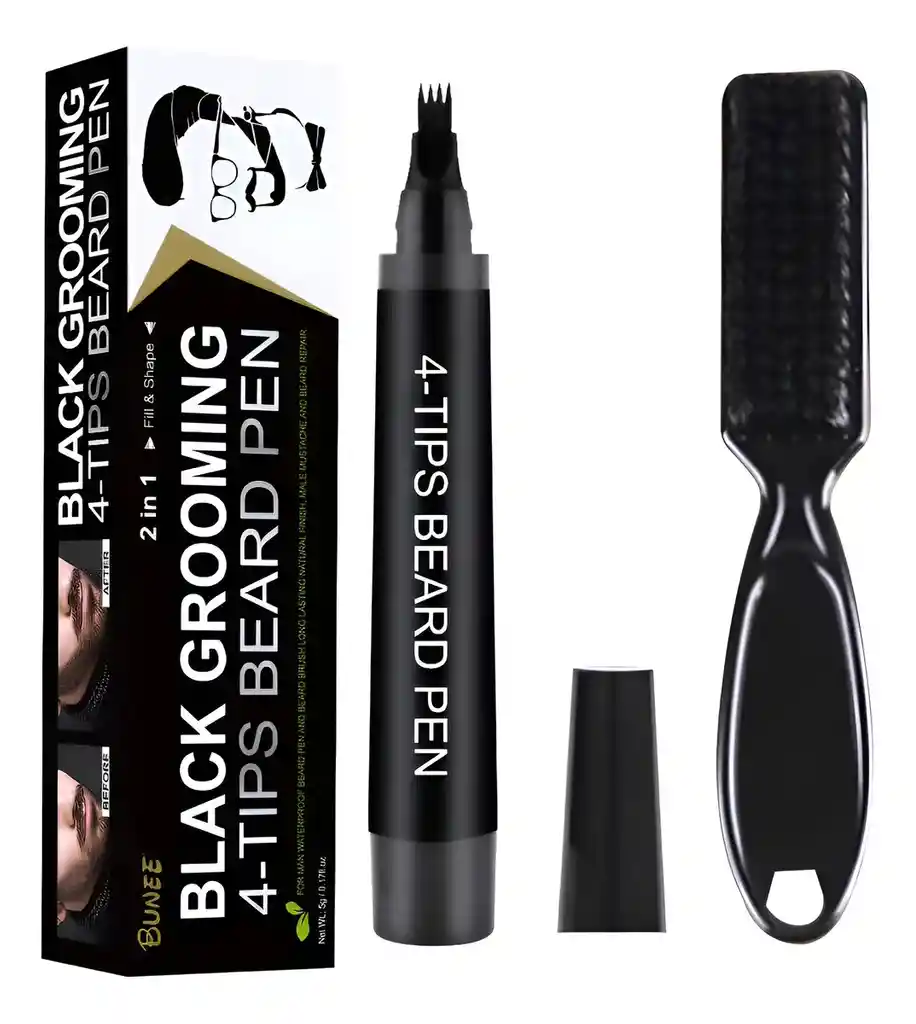 Pigmento Barba Lapiz Relleno - Negro