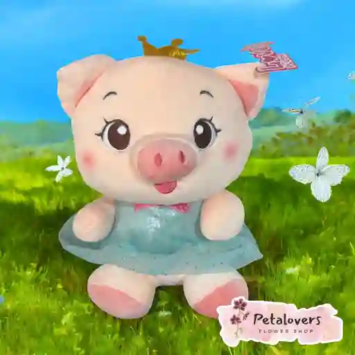 Peluche Cerdita Reina