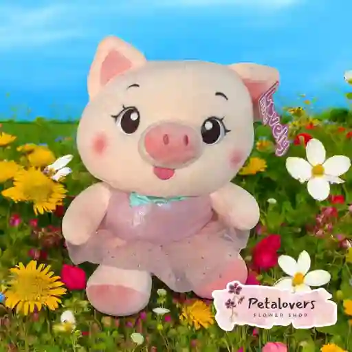 Peluche Cerdita Con Falda