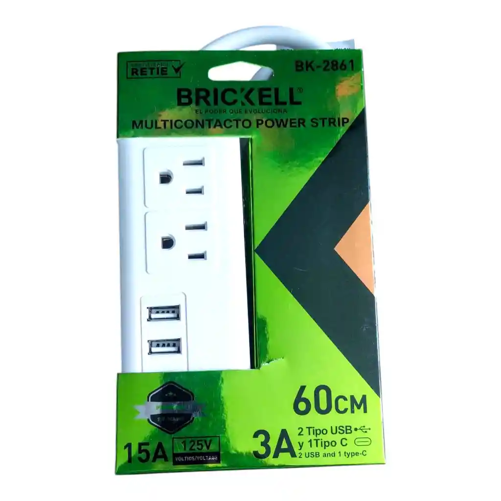 Multitoma Brickell 3 En 1 Polo/usb/tipo C