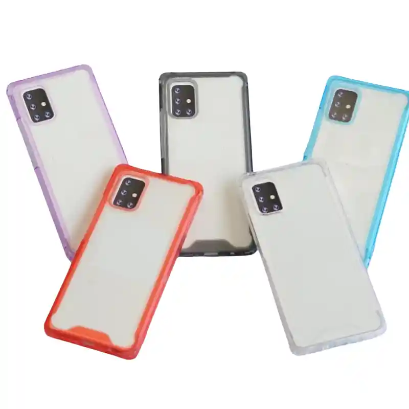 Funda Samsung A51 Transparente Acrigel Bumper Antigolpes