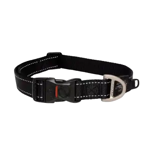 Collar Para Perro Rogz Util Clásico Negro - Rogz Xl