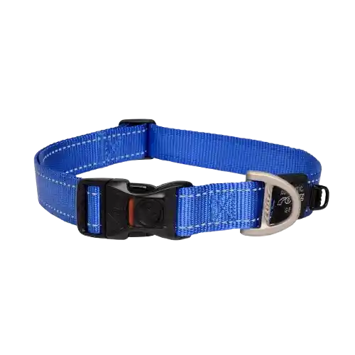 Collar Para Perro Rogz Util Clásico Azul - Rogz M