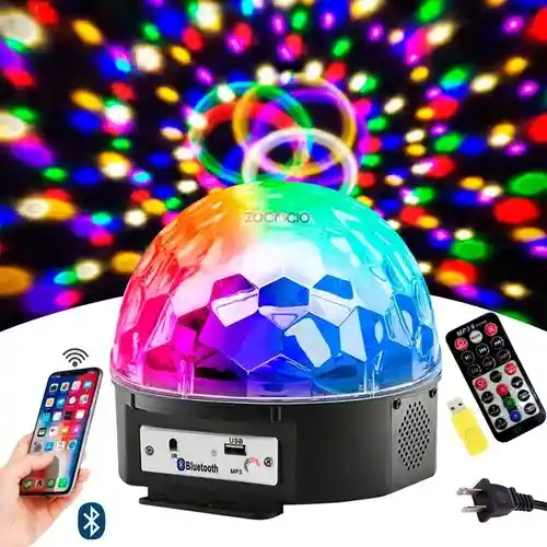 Proyector De Luces Led Con Parlante-bluetooth