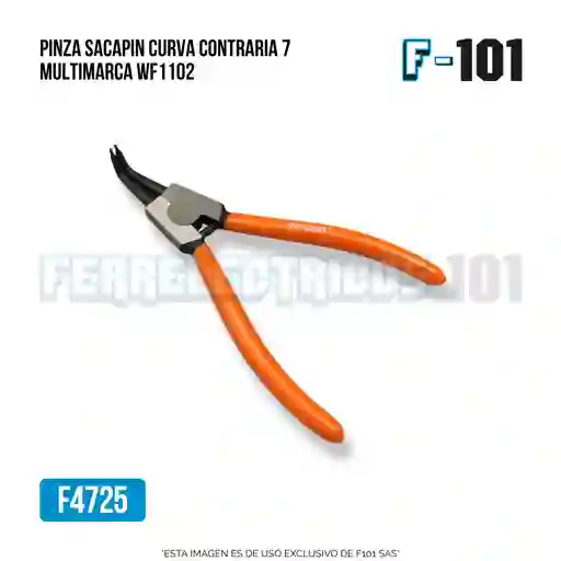 Pinza Sacapin Curva Contraria 7 Multimarca Wf1102