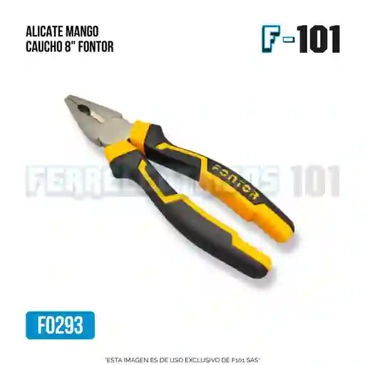 Alicate Mango Caucho 8" Fontor