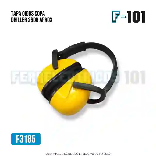 Tapa Oidos Copa Driller 26db Aprox