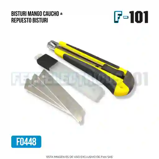 Bisturi Mango Caucho + Repuesto Bisturi Fl-226
