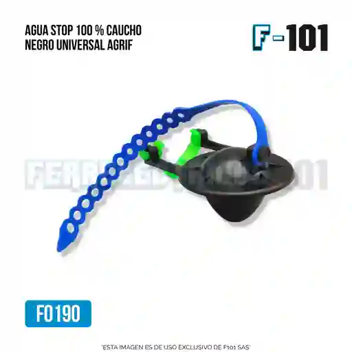 Agua Stop 100 % Caucho Negro Universal Agrif