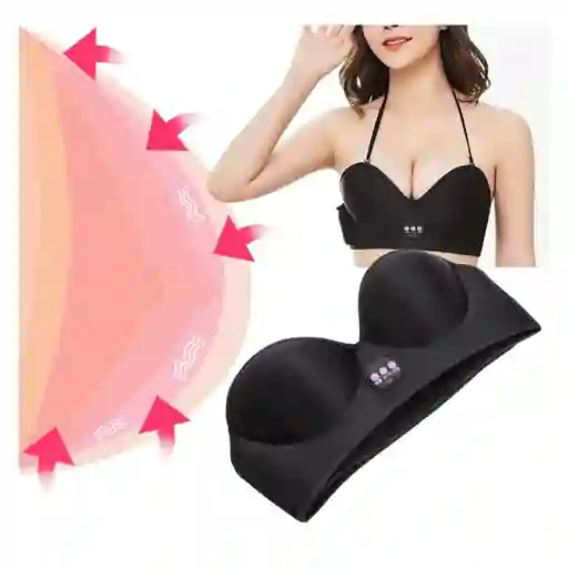 Masajeador De Senos Tipo Sujetador Estimula El Crecimiento