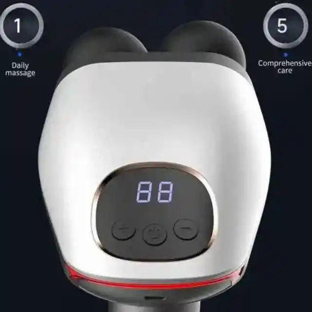Masajeador Doble Cabeza , 10 Velocidades , 8 Cabezas