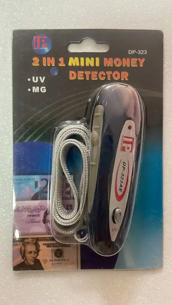 💡detector Portátil De Billetes 2 En 1 - Uv Y Mg