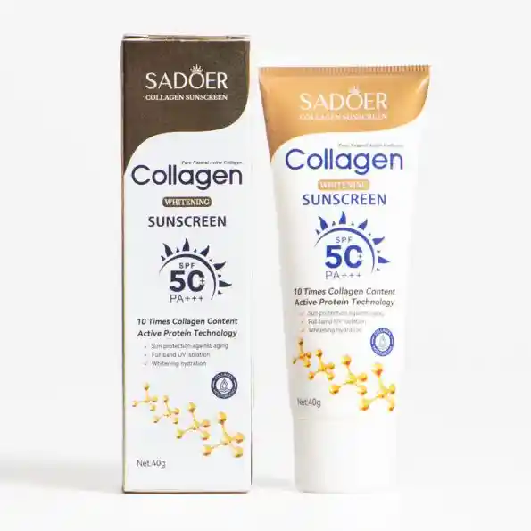Protector Solar Facial Colágeno Spf50 Sadoer 40g
