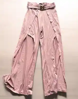Pantalon Rosado Mujer Talla M Aberturas En Las Piernas
