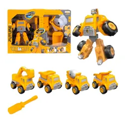 Figura Armable Robot 2 En 1 Armatodo Juguete Didactico Niños