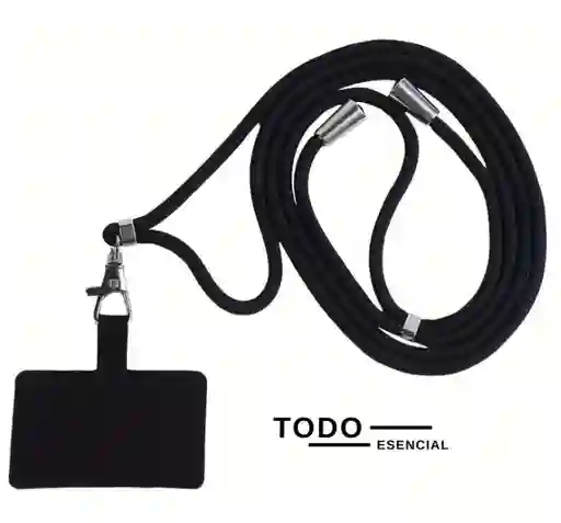 Correa Strap Celular Negra
